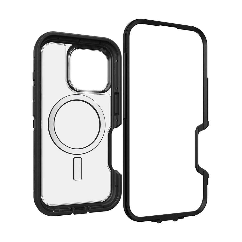 OTTERBOX iPhone 16 Pro 6.3吋 Defender XT 防禦者系列保護殼-黑透(支援MagSafe)