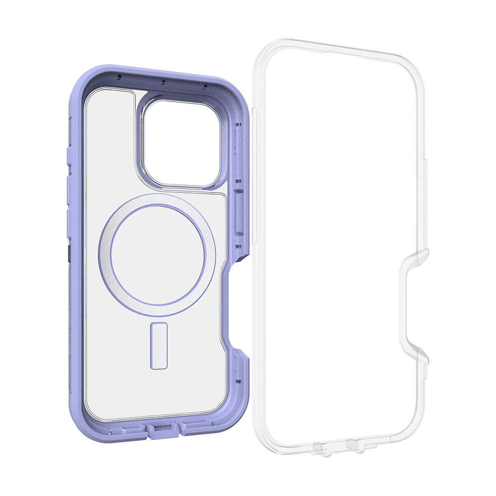 OTTERBOX iPhone 16 Pro 6.3吋 Defender XT 防禦者系列保護殼-紫透(支援MagSafe)