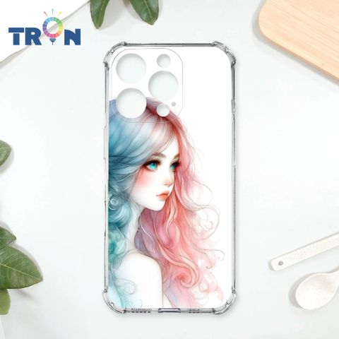 TRON IPhone 16 Pro 不愛笑的女孩 四角防摔殼 手機殼