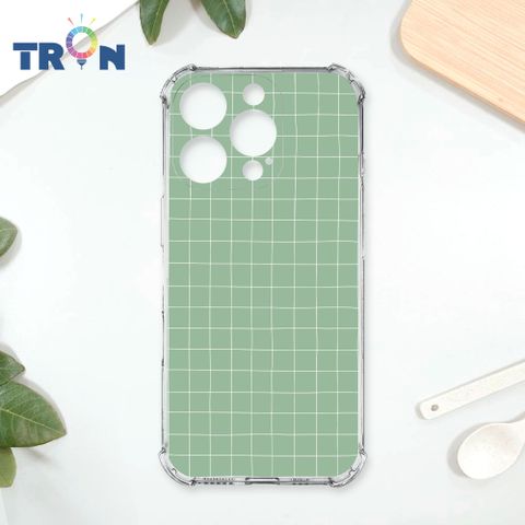 TRON IPhone 16 Pro 手繪簡約方格紋A款 四角防摔殼 手機殼