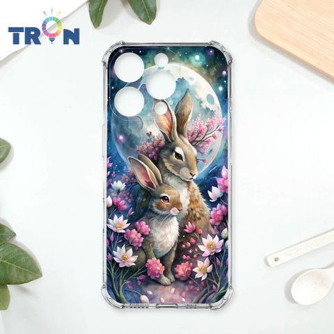 TRON IPhone 16 Pro 月球上的兔子 四角防摔殼 手機殼