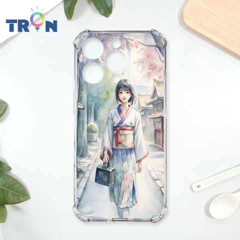 TRON IPhone 16 Pro 水彩少女 四角防摔殼 手機殼