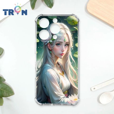 TRON IPhone 16 Pro 荷葉中的少女 四角防摔殼 手機殼