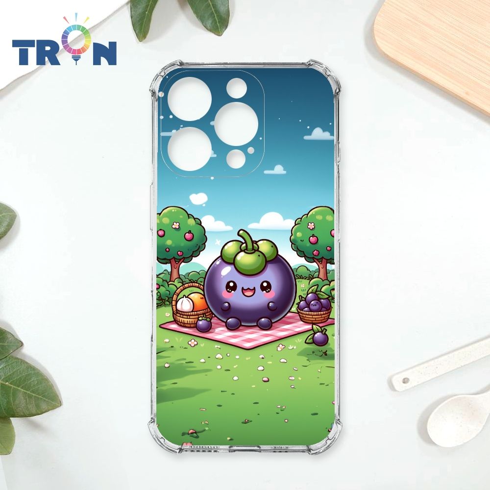  TRON IPhone 16 Pro 野餐的山竹系列 四角防摔殼 手機殼