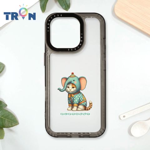 TRON IPhone 16 Pro 貓咪的衣櫥單圖 太空殼 透黑款 手機殼