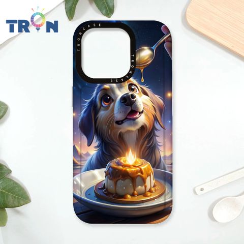 TRON iPhone 16 Pro 吃布丁的動物 太空殼 透白款 手機殼