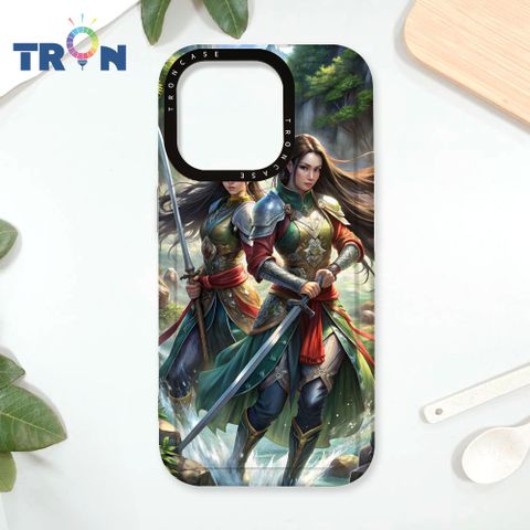 TRON iPhone 16 Pro 對決少女 太空殼 透白款 手機殼