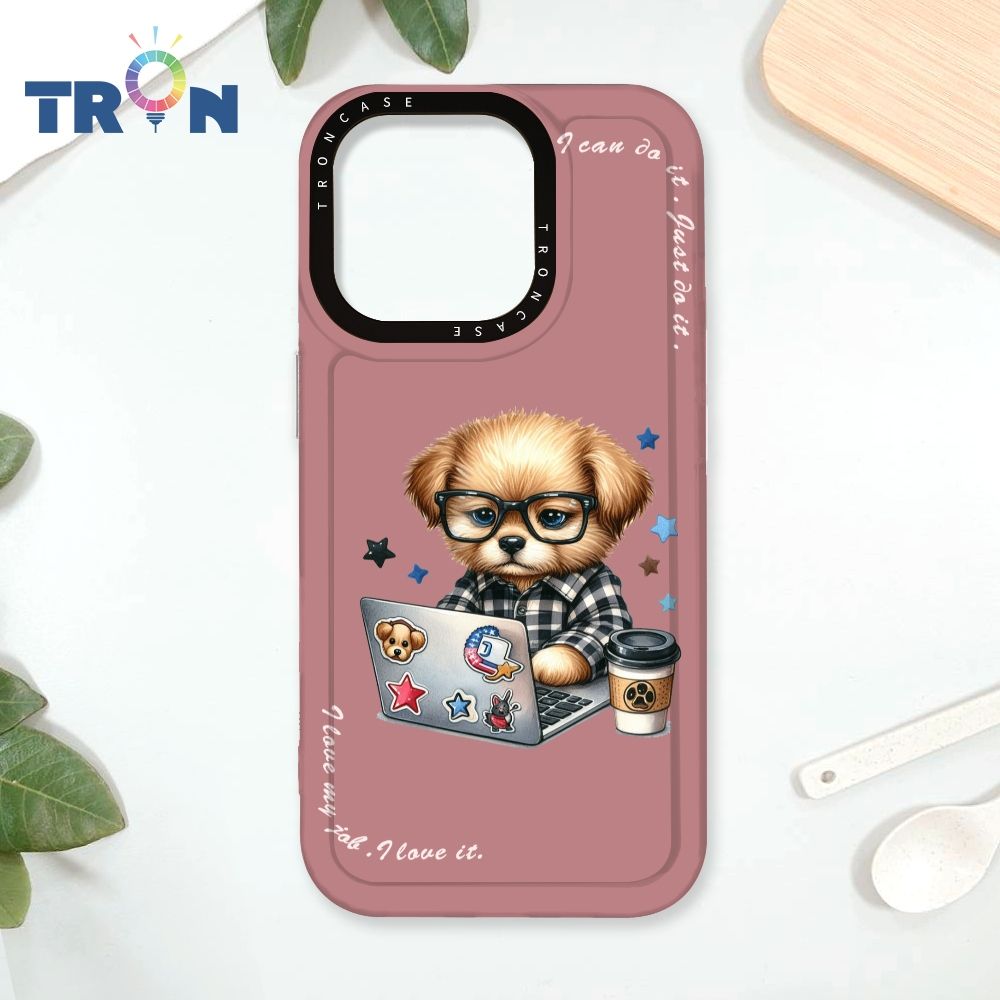  TRON iPhone 16 Pro 小動物不想上班 太空殼 透白款 手機殼