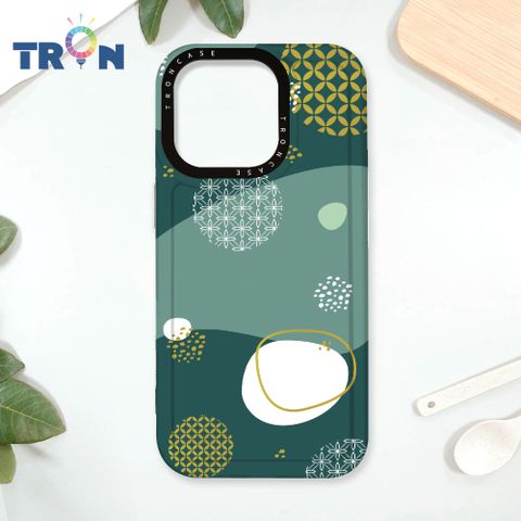 TRON iPhone 16 Pro 日系和風圓點銅錢招財系列 太空殼 透白款 手機殼