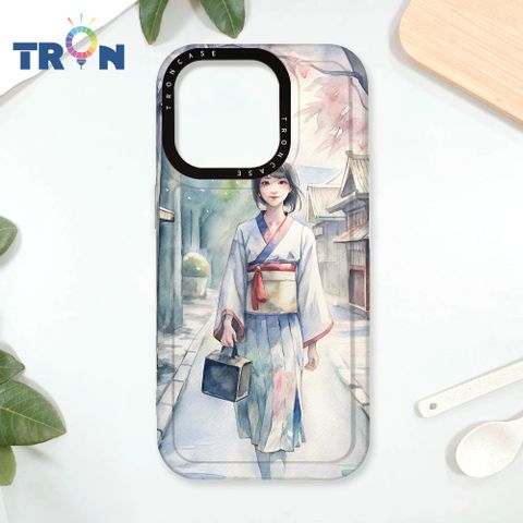 TRON iPhone 16 Pro 水彩少女 太空殼 透白款 手機殼