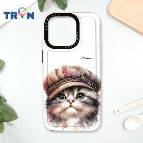 TRON IPhone 16 Pro 喵的貓咪 太空殼 透黑款 手機殼