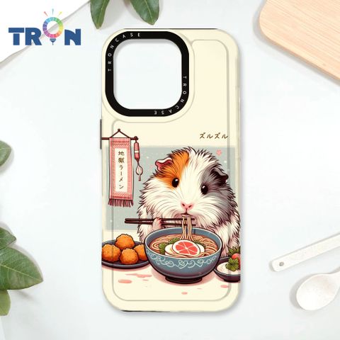 TRON IPhone 16 Pro 萌一番拉麵屋 太空殼 透黑款 手機殼