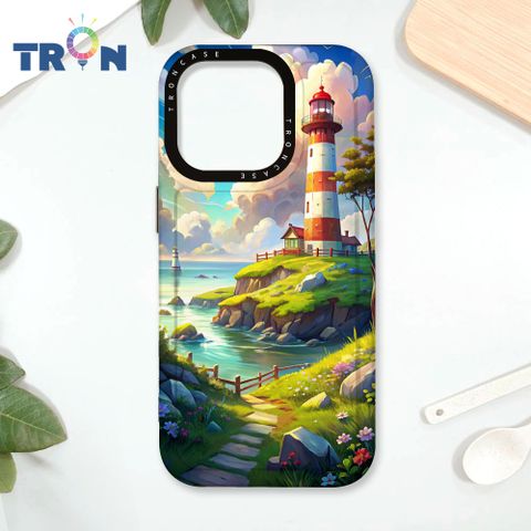 TRON IPhone 16 Pro 遙望的燈塔 太空殼 透黑款 手機殼