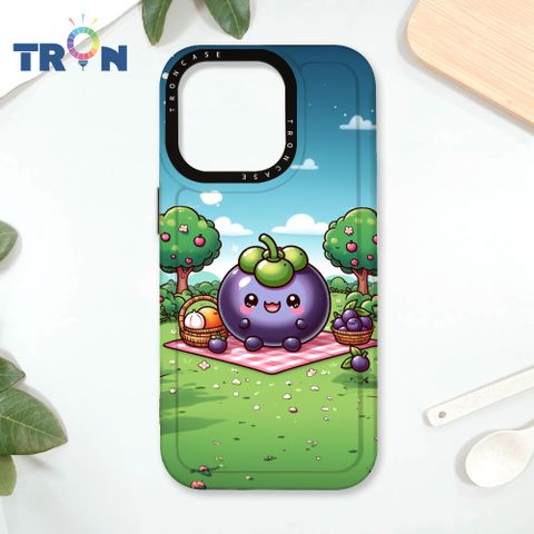 TRON IPhone 16 Pro 野餐的山竹系列 太空殼 透黑款 手機殼