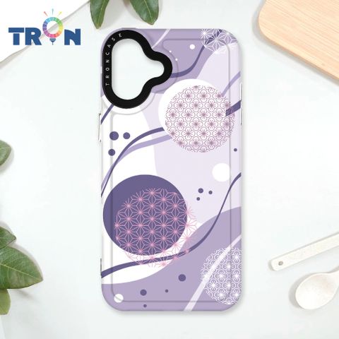 TRON IPhone 16 PLUS 日系和風圓點水球系列 太空殼 透黑款 手機殼