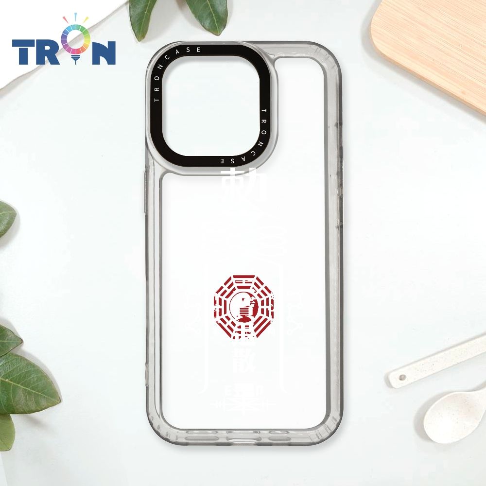  TRON iPhone 16 Pro 白色現代符咒 太空殼 透白款 手機殼