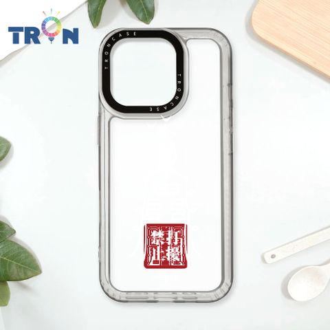 TRON iPhone 16 Pro 白色工作順利符咒 太空殼 透白款 手機殼