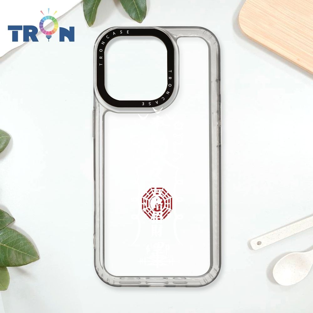  TRON iPhone 16 Pro 白色招財符咒 太空殼 透白款 手機殼