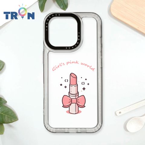 TRON iPhone 16 Pro 粉嫩女孩專屬透明殼 太空殼 透白款 手機殼