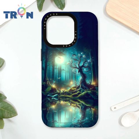 TRON IPhone 16 Pro 奇幻森林系列 太空殼 透黑款 手機殼