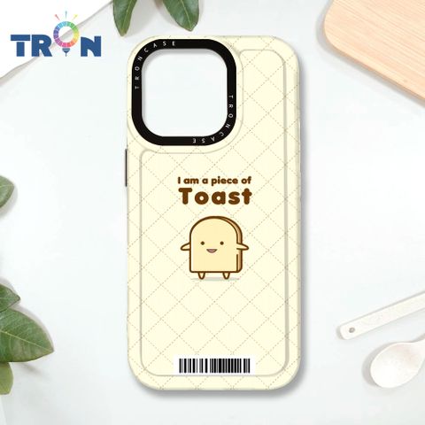 TRON IPhone 16 Pro 吐司麵包君心情系列  載具 MAGSAFE 磁吸 太空殼 透黑款 手機殼