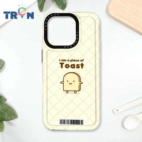 TRON IPhone 16 Pro 吐司麵包君心情系列  載具 太空殼 透黑款 手機殼