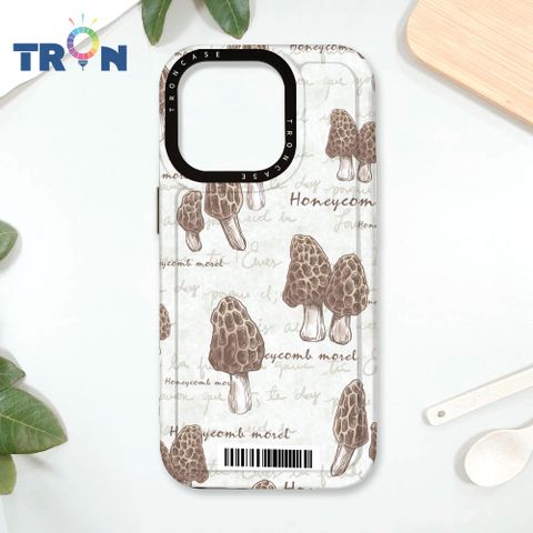 TRON IPhone 16 Pro 復古蘑菇圖鑑  載具 太空殼 透黑款 手機殼