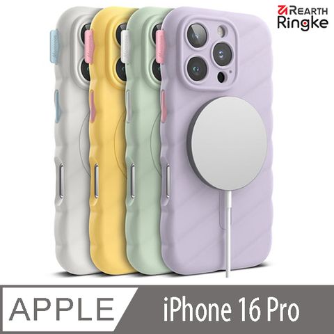 Ringke 丨iPhone 16 Pro  [Macaron Silicone Magnetic] 馬卡龍磁吸手機保護殼