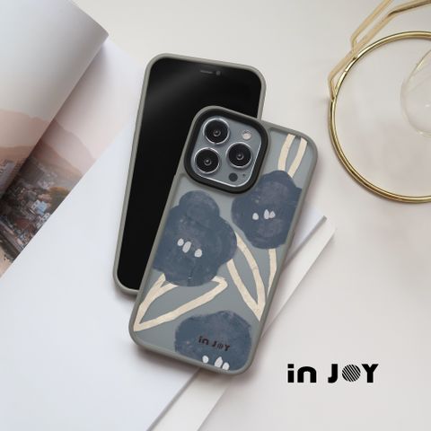 INJOY mall iPhone 16/15/14/13/12/SE3 系列 邂逅浪漫 磨砂手感 防摔手機殼 A款