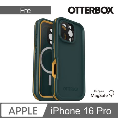 OtterBox LifeProof iPhone 16 Pro 6.3吋 Fre 全方位防水/雪/震/泥 保護殼-綠(支援MagSafe)