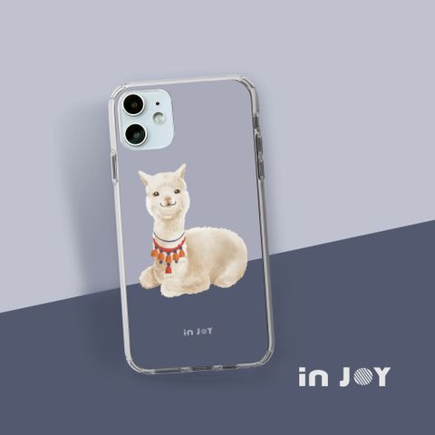 INJOY mall iPhone 16/15/14/13/12/SE3 系列 自由自在草泥馬 透明耐衝擊防摔手機殼