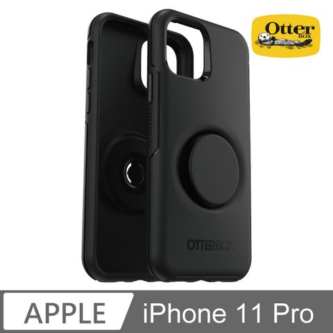 OB+POP iPhone 11 Pro Symmetry 炫彩幾何泡泡騷保護殼-黑