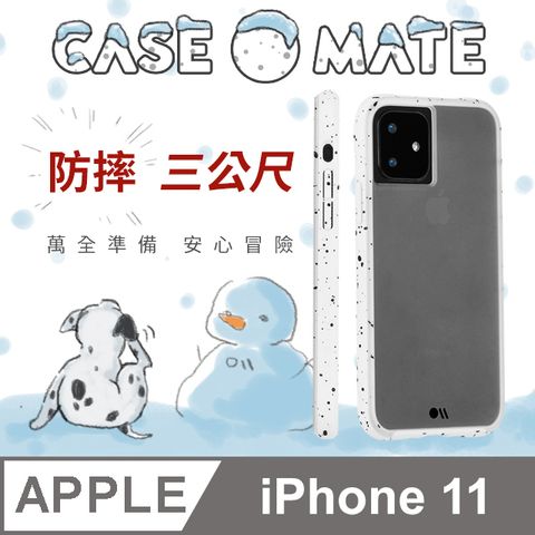 Case-Mate 美國 CaseMate iPhone 11 Tough Speckled 強悍防摔手機保護殼 - 大麥町 - 白