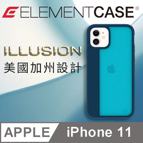 Element Case 美國  iPhone 11 Illusion 輕薄幻影軍規殼 - 深藍