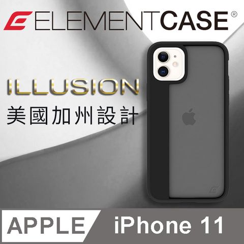 Element Case 美國  iPhone 11 Illusion 輕薄幻影軍規殼 - 酷黑