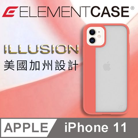 Element Case 美國  iPhone 11 Illusion 輕薄幻影軍規殼 - 珊瑚橘