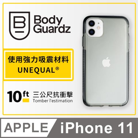 BodyGuardz 美國  iPhone 11 Ace Pro 頂級王牌耐衝擊軍規殼 - 透黑