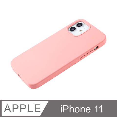 【經典液態殼I春櫻系列】iPhone 11 手機殼 i11 保護殼 矽膠殼 軟殼 (橡皮粉)