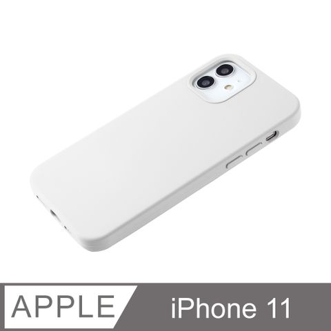 【經典液態殼I春櫻系列】iPhone 11 手機殼 i11 保護殼 矽膠殼 軟殼 (白)