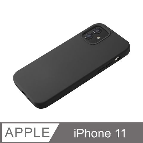 【經典液態殼I城市系列】iPhone 11 手機殼 i11 保護殼 矽膠殼 軟殼 (黑)