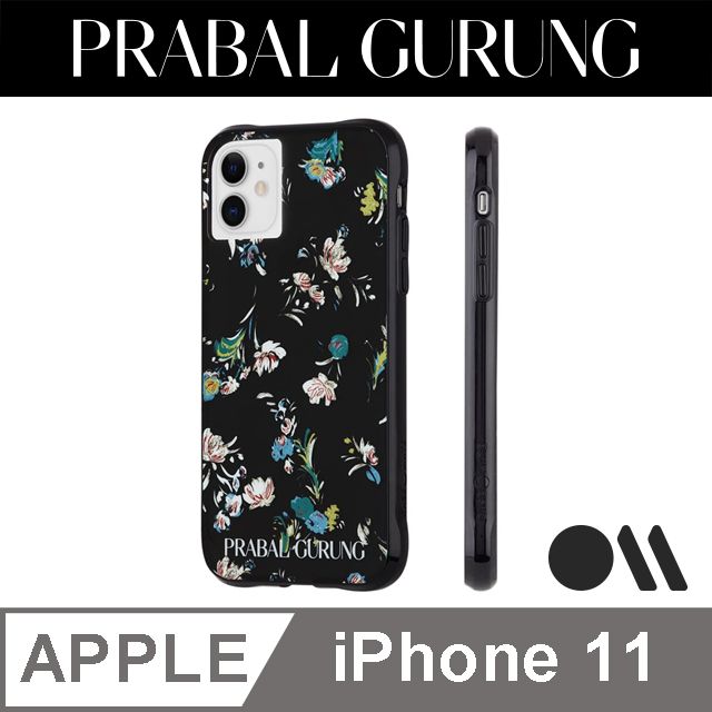 ZENITHR 美國 CASEMATE x Prabal Gurung iPhone 11 頂尖時尚設計師聯名款防摔殼 - 午夜花漾