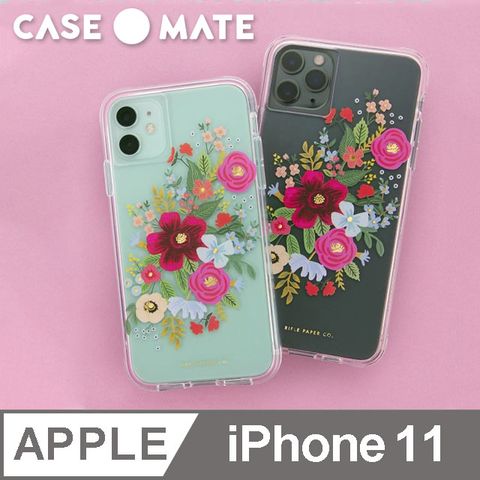 Case-Mate 美國 CaseMate x Rifle Paper Co. 限量聯名款 iPhone 11 防摔手機保護殼 - 玫瑰花束