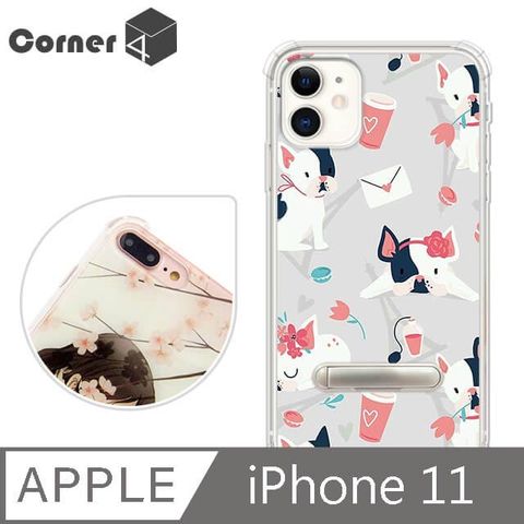 Corner4 Corner4 iPhone 11 6.1吋四角防摔立架手機殼-小法鬥