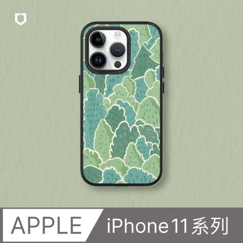 【犀牛盾】iPhone 11系列SolidSuit防摔背蓋手機殼∣獨家設計-靜謐森林(多色可選)