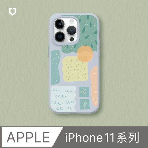 RHINOSHIELD 犀牛盾 iPhone 11系列SolidSuit防摔背蓋手機殼獨家設計-森林幾何(多色可選)