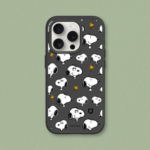 【犀牛盾】iPhone 11系列SolidSuit防摔背蓋手機殼∣Snoopy史努比系列-Sticker-Snoopy&胡士托