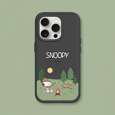 【犀牛盾】iPhone 11系列SolidSuit防摔背蓋手機殼∣Snoopy史努比系列-露營趣(多色可選)