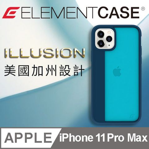 Element Case 美國  iPhone 11 Pro Max Illusion 輕薄幻影軍規殼 - 深藍