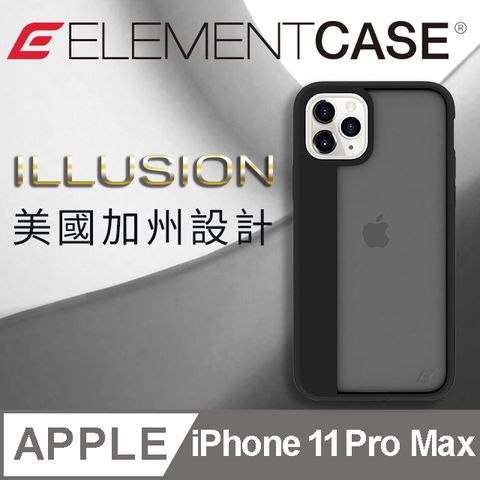 Element Case 美國  iPhone 11 Pro Max Illusion 輕薄幻影軍規殼 - 酷黑