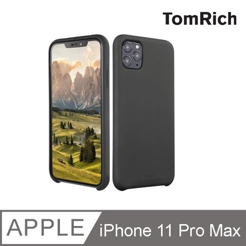 TomRich 原價490活動限時降  iPhone 11 Pro Max 液態矽膠防摔保護殼 (6.5吋黑)